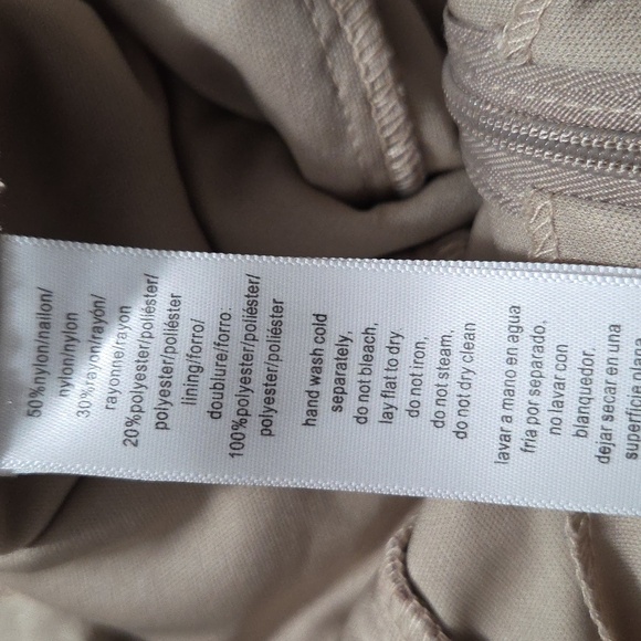 Alex Evenings Beige Floral Midi Dress - Picture 7 of 7